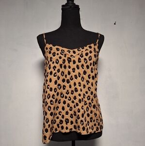 Leopard Print tank - Size M